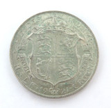 Nice EF+ 1921 English Half Crown .500 Silver 14.2 Grams 32.2mm