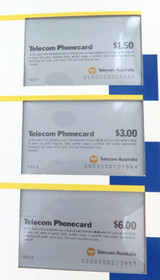 1990 Telecom Phonecard 1st Issue L/Ed Unused Mint Set & Folder Surf Life Saving