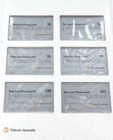 1991 Telecom Phonecard Unused Mint Set & Folder "Red Cross Issue"