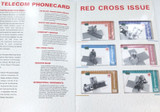 1991 Telecom Phonecard Unused Mint Set & Folder "Red Cross Issue"