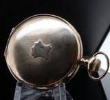 1902 Illinois Sangamo 23 Ruby Jewel 16s 14k Solid Gold OF Railroad Pocket Watch.