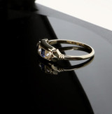 Antique Sapphire & Pearl 14k Gold Dress Ring Size K1/2 Val $1720