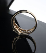 Vintage 18K Gold 0.84ct F-G Si Diamond Dress Ring sz N Val $3650