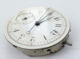 SUPER RARE 1872 Longines Chronograph Mens Pocket Watch Movement & Dial.