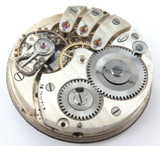 Early 1900s Buren 15J 3 Finger Bridge Mens Pocket Watch Movement & Dial.