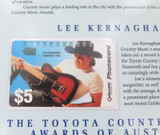 1994 Telecom Phonecard L/Edition Unused Mint Set of 2 "Tamworth, Lee Kernaghan"
