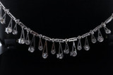 An Impressive Vintage 2.69cttw Diamond Set 18k White Gold Necklace Val $24560