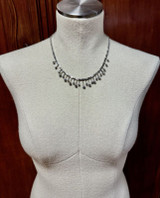 An Impressive Vintage 2.69cttw Diamond Set 18k White Gold Necklace Val $24560