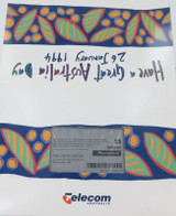 1994 Telecom Phonecard Unused Mint on Folder "Australia Day 1994"