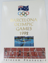 1992 Telecom Phonecard Unused Mint Set of 6 "Barcelona Olympic Games"