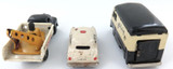 3 Vintage Japanese / Made in Japan Tin Plate Vehicles. 2 Police + Ambulance
