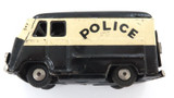 3 Vintage Japanese / Made in Japan Tin Plate Vehicles. 2 Police + Ambulance