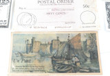 JOB LOT Vintage Fantasy / Play / Comical Bank Notes + 50c PO + Welsh 1 Punt.