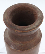 c1880 Doulton Lambeth Stoneware Bottle + Unbranded Stoneware Jar