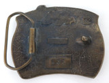 1976 L/Edition Heavy Large Metal Belt Buckle "Ford Trucks" American Buckle Co.