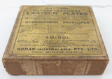 Antique Austral Nepera Gaslight Lantern Plates / Kodak Empty Plate Box.