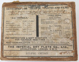 Antique "The Imperial Dry Plate Co, London" Empty Box.