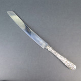 Vintage S Kirk & Son Sterling Silver Bread Knife w Sheffield Stainless Steel