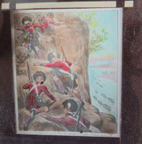 Job Lot Antique Large Colour Lantern Slides Educational North American History
