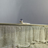 Antique Sterling Silver Chainmail Mesh Purse