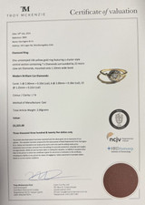 Vintage 0.40ct Diamond Set 14k Gold Cluster Pinky Ring Size N1/2 Val $3325