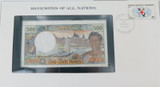 Banknotes of All Nations New Caledonia 500 Francs + Card