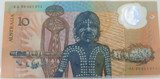 RARE 1988 Australian Polymer $10 / UNC AA 000 Prefix / Folder Original Envelope*