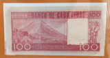 Banknotes of All Nations 1977 Cape Verde 100 Escudos + Card