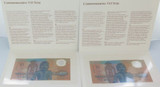 RARE 2 Consec Numbers 1988 Australian Polymer $10 UNC AA 15 + Envelopes