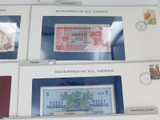 Job Lot 10 UNC Banknotes of All Nations + Backing Cards. #3
