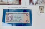 Job Lot 10 UNC Banknotes of All Nations + Backing Cards. #4