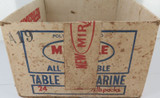RARE Late 1960s Miracle Table Margarine 1/2 lb Pack Box. Brisbane Depot.