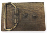 Vintage Metal Belt Buckle "CLARK" Heavy Machinery