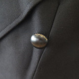 Ladies Burberry Double Breasted Blazer in Black, Size 16 AU UK