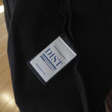 Unisize Black Moncler Patch Logo Cloak Poncho with Quilted Hood