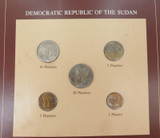 Coin Sets of All Nations Democratic Republic of The Sudan UNC Set + Info Card