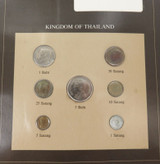 Coin Sets of All Nations Kingdom of Thailand UNC Set + Info Card
