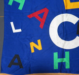 Large Vintage Chanel Silk Cruise Collection Colourful Scarf Shawl, 88cm