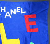 Large Vintage Chanel Silk Cruise Collection Colourful Scarf Shawl, 88cm