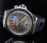 Vintage Heuer Regata Automatic Steel Yachting Chronograph Watch Lemania 1345