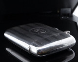Antique English Sterling Silver Large Vesta Match Case Birmingham 1919