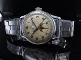 Vintage 1946 Omega Cosmic Steel Triple Calendar Moonphase C.27DL PC Watch 2471