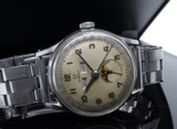 Vintage 1946 Omega Cosmic Steel Triple Calendar Moonphase C.27DL PC Watch 2471