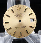 Authentic Rolex Datejust Mid Size Gold Dial 68273 68278 #396