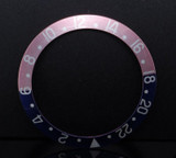 Rare Vintage Rolex GMT 1675 Blue Red Pepsi Bezel Insert 1959-1966 Red Back Mk1