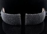Auth. de Grisogono Mens Black Stingray Leather Strap 25 x 22mm