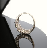 Vintage 0.48cttw G Si Diamond Cluster 14k Gold Band / Ring Size K Val $3280