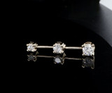 Vintage 0.47cttw Brilliant Cut Diamond 14K Gold Sliding Drop Pendant Val $2295