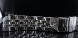 NOS Breitling Windrider Polished Steel Watch bracelet 22mm Missing 1 End #86