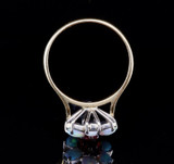 Vintage Ruby & Opal 18k Yellow Gold Daisy Ring Size O Val $3850